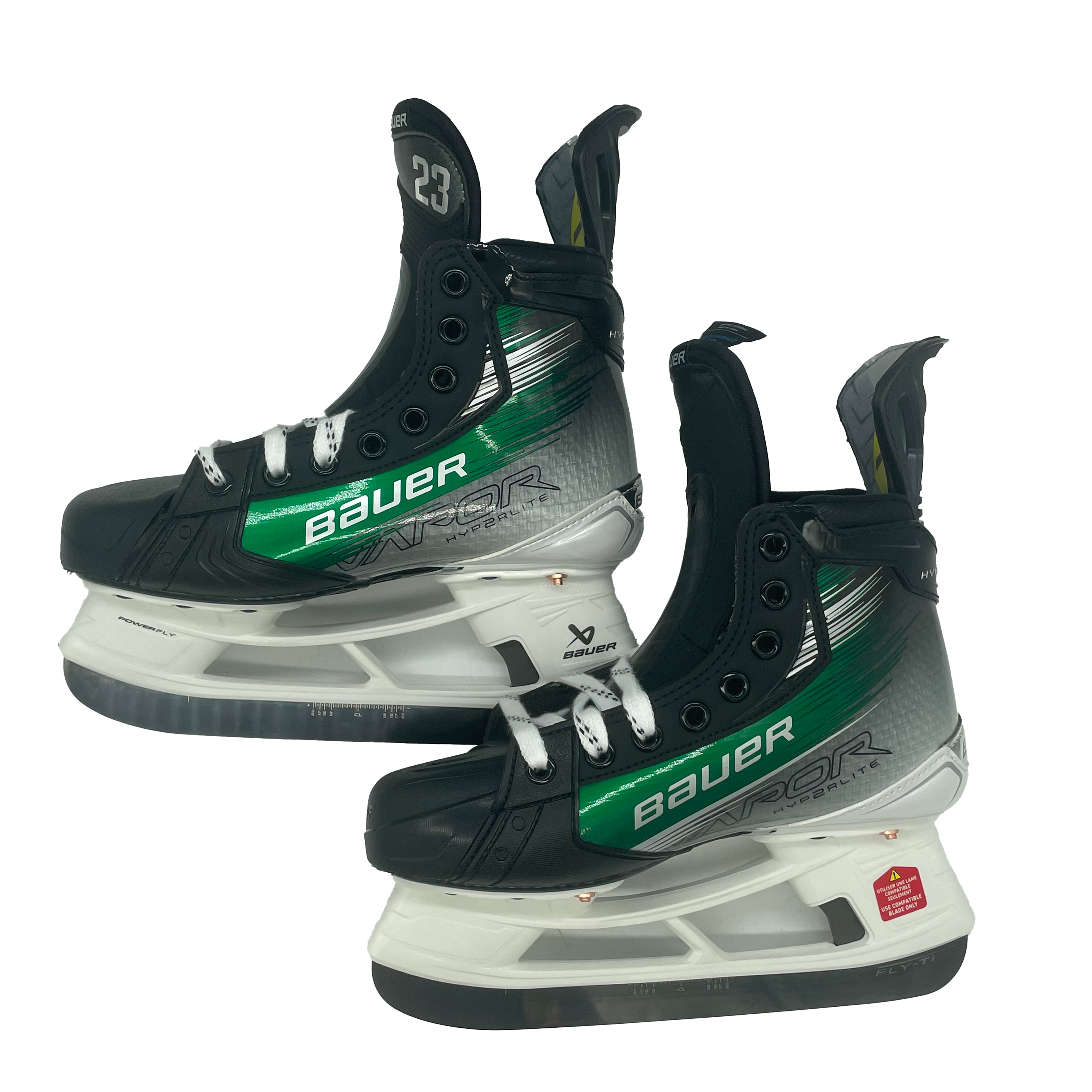 Bauer Vapor Hyperlite 2 – Patins de hockey Pro Stock – Taille 4.25D (Vert)